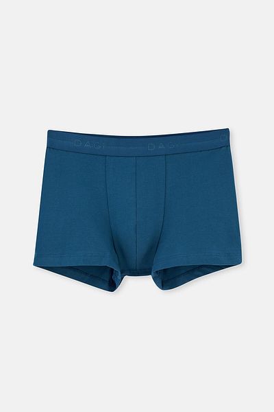 Dagi Verde închis-albastru 5210 Boxeri uni din bumbac, pachet de 2