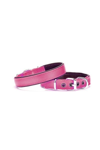 K&A Soft Texture Dog Collar 1.5/35 cm Pink