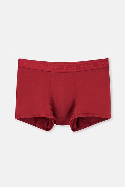 Dagi Grau-Dusty Rose-Plum 4210 3-teilige flache Micro-Modal-Boxershorts