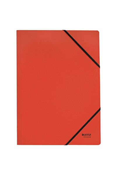 Leitz Leıtz Recycle A4 Carton Elastik Dosya Kırmızı 3908-25