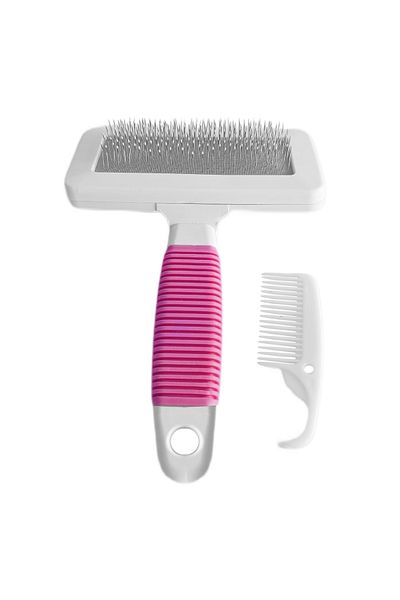 feifei Cat Dog Comb with Cleaning Apparatus 7 Cm-14 cm Small Green