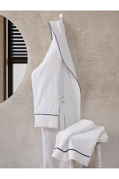 Angoravi Classic Bathrobe Set Mahur M-L Unisex