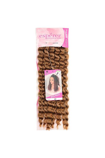 MENBOX Nice Bulk Afro Water Wave Hair / Caramel