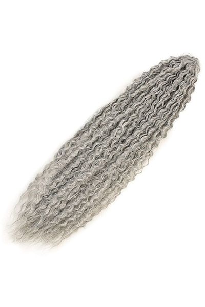 K&A Brazilian Afro Wave Hair / Gray