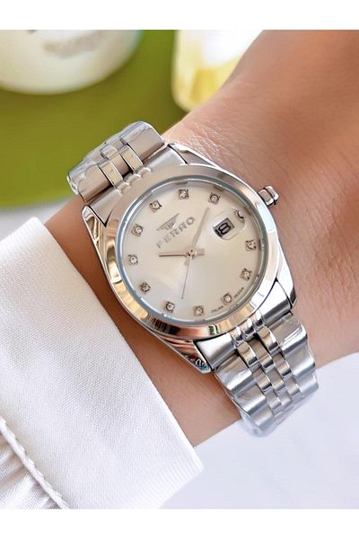 FERRO 3 Atm Water Resistant Ion Coating Women's Wrist Watch and Bracelet Set - Efl21519-Ya