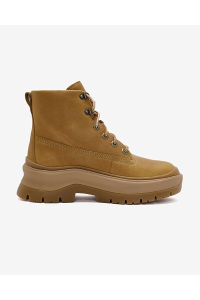 Timberland Roxie Lane Mid Lace up Boot Women's Orange Boots Tb0A295Jen11