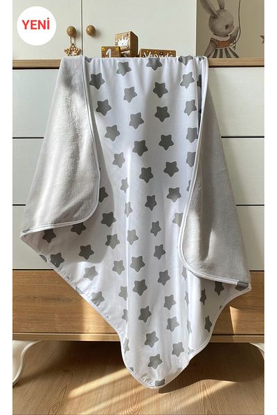 Alpar Tekstil Star Plush Welsoft Double-Sided-Layer Baby Blanket - Winter and Spring