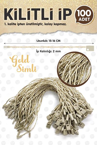 t tuğset etiket Kilitli İp Renkli Asmalı Etiket Bağlama İpi Lock String Tag R...