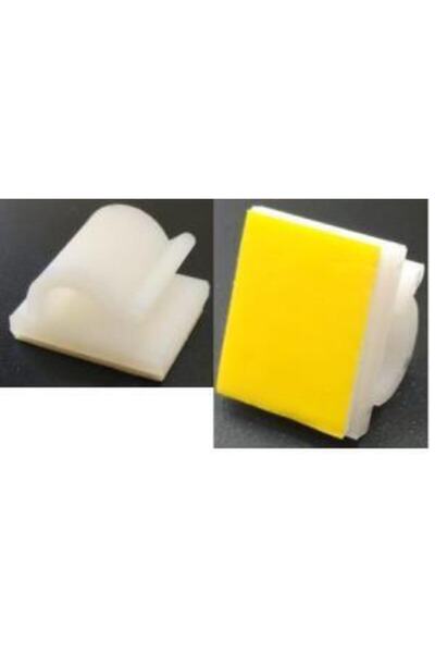 Mykablo Ct-16 Yapışkanlı Kablo Tutucu Klips - 10 Adet