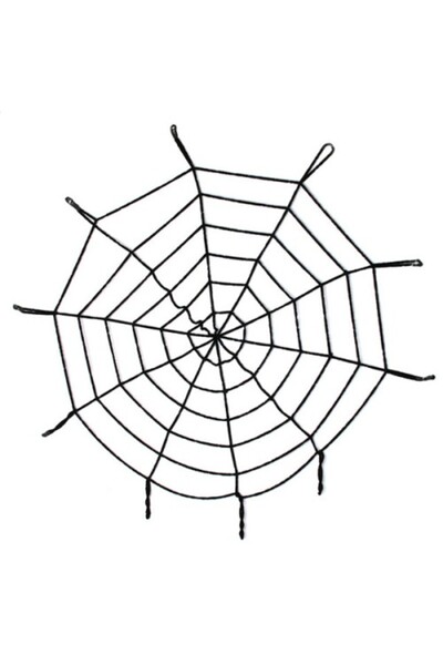 Leyaton Διακόσμηση με δίχτυ αράχνης Halloween Halloween Μαύρο