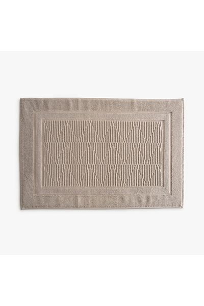 Green Black Πετσέτα ποδιών Anisa Beige 100% βαμβακερή 50x80 cm