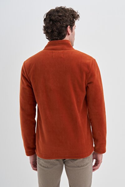 Cazador CAZ 5633 - Polar Sweat Cardigan - Cinnamon
