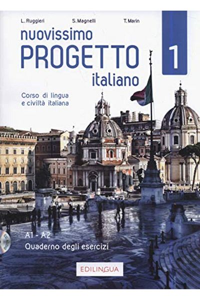 Gardners Books UK Nuovissimo Progetto Italiano 1 + Idee Code Online Quaderno Degli Esercizi A1A2
