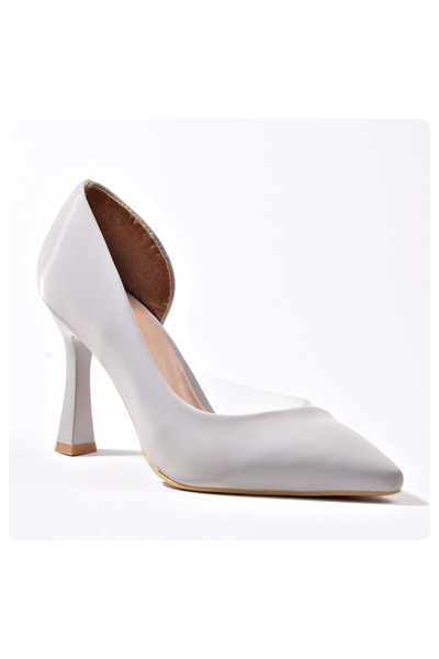 ERDAL KOÇYİĞİT AYAKKABI New Angel 653 - Women's Classic Stiletto with Transpa...