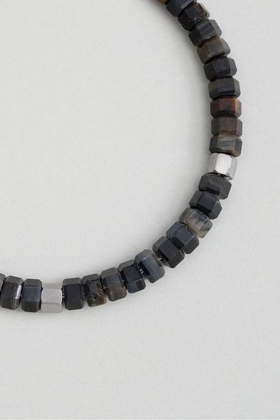 So CHIC... Jasper Stone 22 cm Steel Men's Bracelet