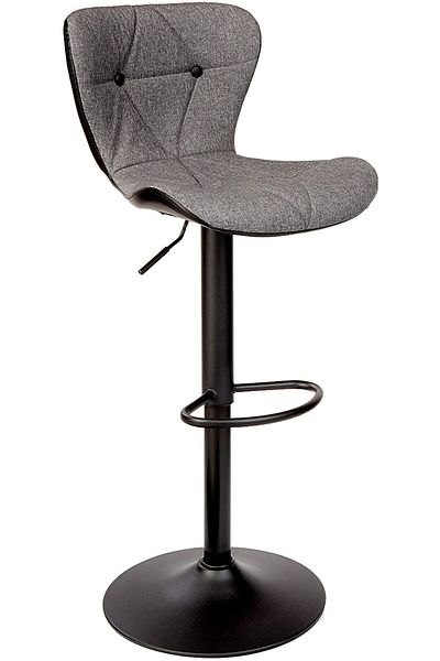 Mahmayi C866 Grey Bar Stool with Adjustable Height - Grey