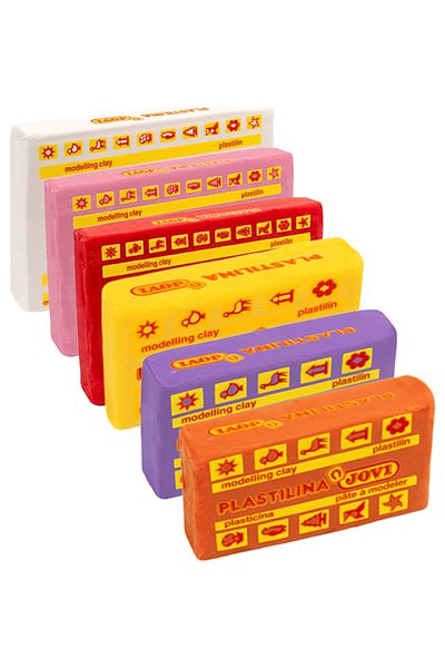 Jovi Plastilina New 6 Colors Non-Drying Play Dough