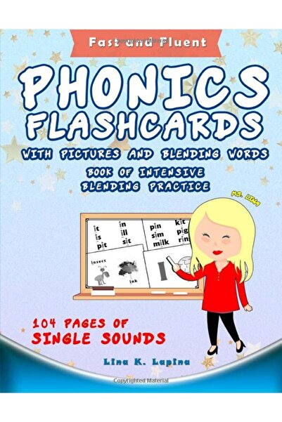 Ingram Internatıonal Inc Phonics Flashcards With Pictures And Blending Words