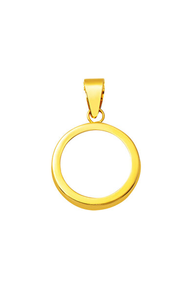 Bilezikci Çeyrek Altın Takılabilen Çerçeve Kolye Ucu