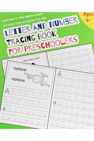 Ingram Internatıonal Inc كتاب تتبع الحروف والأرقام لمرحلة ما قبل المدرسة، تعل...