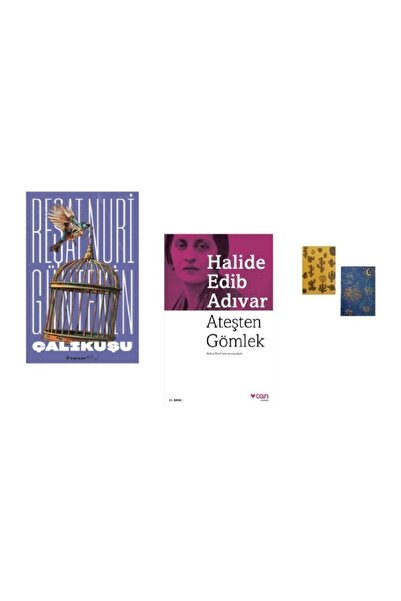 İnkılap Kitabevi Çalıkuşu -Ateşten Gömlek  ( 2 Defter HEDİYE)