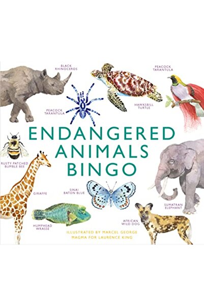 Gardners Books UK لعبة بينجو الحيوانات المهددة بالانقراض تعرف على 64 نوعًا مه...