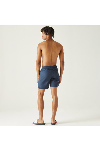 Lacoste Erkek Baskılı Lacivert Mayo Şort