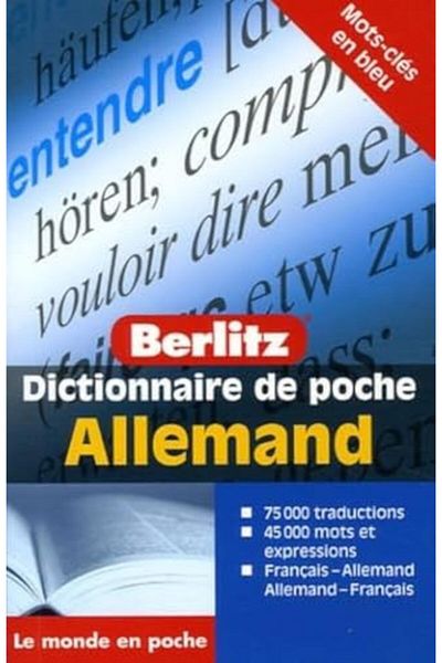 Berlitz FR قاموس دي بوتشي ألماند
