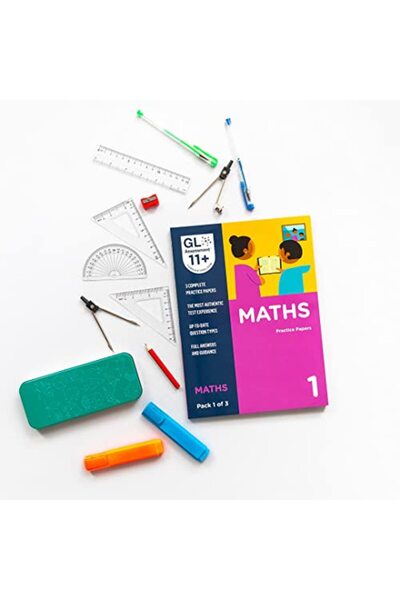 Gardners Books UK 11+ مجموعة أوراق تدريب في الرياضيات 1 اختيار من متعدد