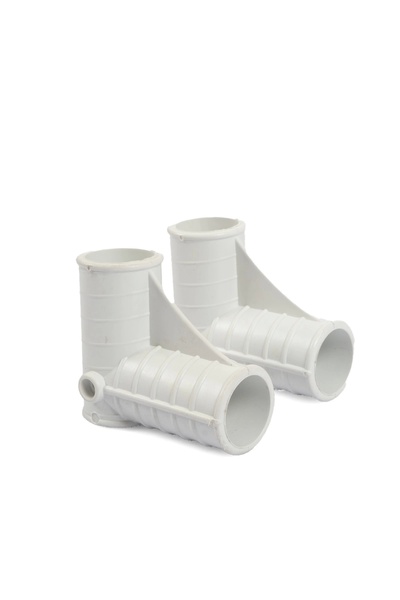 LOOVE BEBE 32 Lik Beşik Salıncak Ayağı Boru Birleştirme Aparatı 2 Adet Beyaz