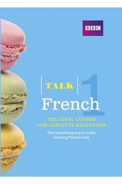 Gardners Books UK مجموعة كتب وأقراص Talk French 1 - دورة اللغة الفرنسية المثالية للمبتدئين تمامًا