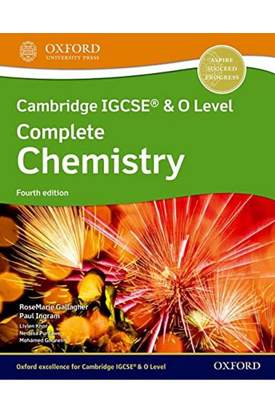 OXFORD UNIVERSITY PRESS كتاب الطالب الكامل في الكيمياء من مستوى R وO في Cambridge IGCSE، الطبعة الرابعة
