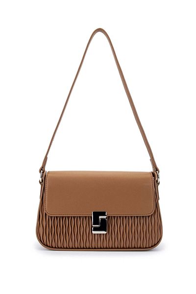 Tamer Tanca Women's Vegan Camel Shoulder Bag