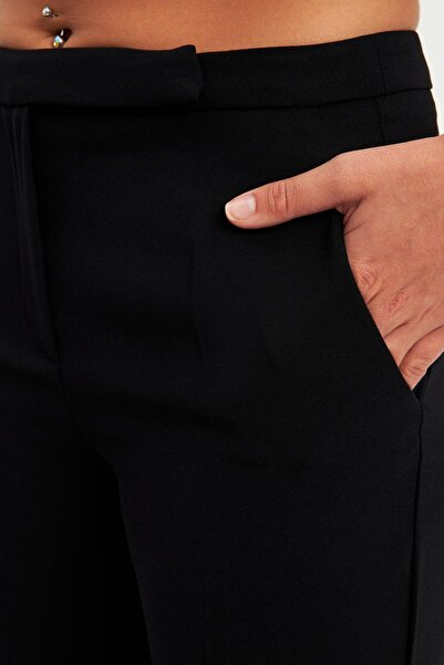 Setre Чорні штани з кишенями та поясом