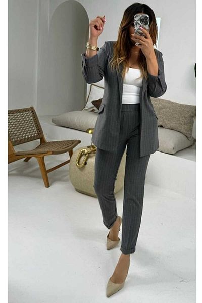 İnci Jacket and Trousers Set