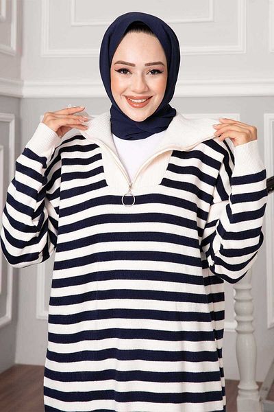 EBRUTESETTÜR High Top Knitwear Dress with Zipper