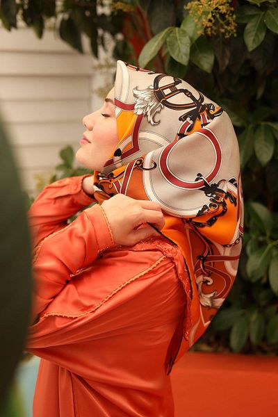 Silk Home Eșarfă din mătase din twill 11436-17