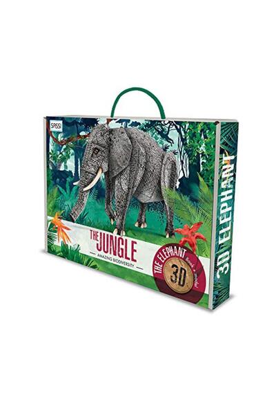 GBS Grantham Book Service الفيل كتاب ونموذج ثلاثي الأبعاد