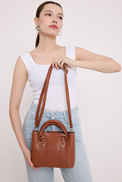 Bigdart Tan Strap Mini Tote - Dámská taška Armine010164