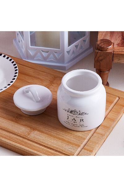 Home Box Sweet Home Printed Canister- 8.5 cm