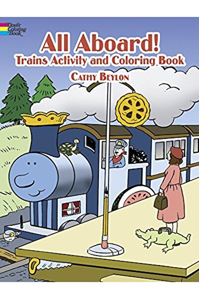 GBS Grantham Book Service كتاب تلوين وأنشطة "كلنا على متن القطارات"