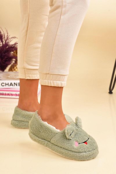 Peta Women's Cute Animal Figure Detailed Slippers