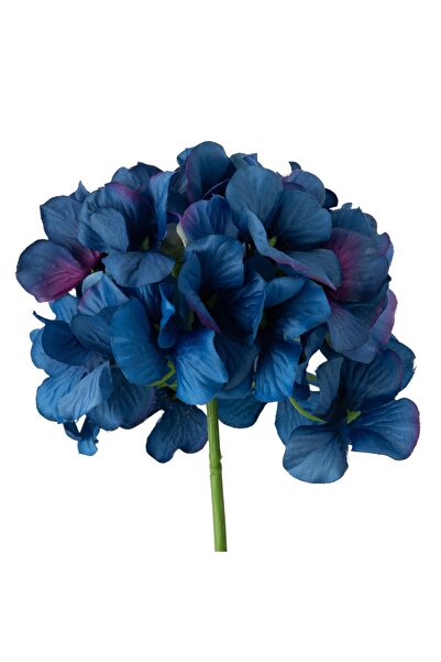 Mudo Home MAVİ YAPAY ORTANCA DAL ÇİÇEK 75 CM