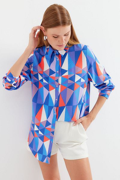 Bigdart GraphiC Patterned 3721 Model Shirt - C.Saks