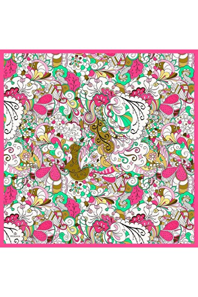 İpekhan Colorday Melodi Μαλακό Κασκόλ Ροζ 1153-01