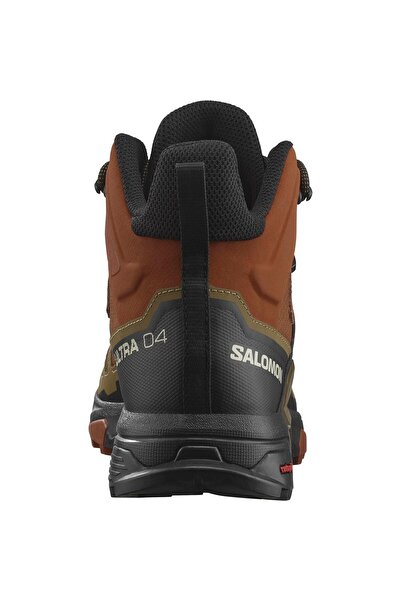 Salomon 476854 X Ultra 4 Mid Gtx Men's Outdoor Boots Khaki Orange