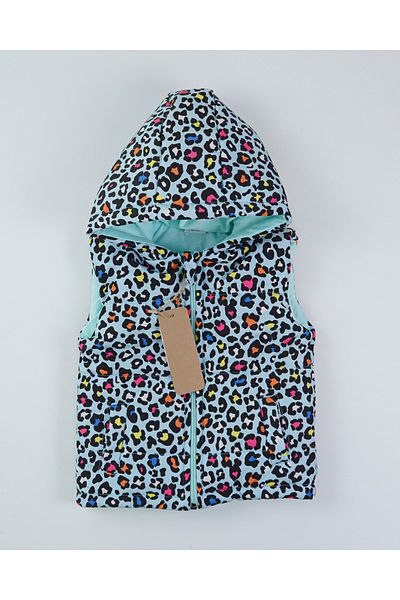 Baby Minty Girl's Leopard Patterned Vest