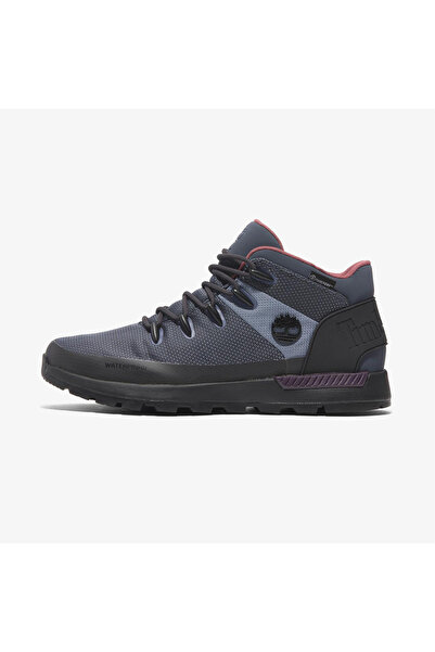 Timberland Sprint Trekker Mid Lace Up Waterproof Erkek Mavi Outdoor Ayakkabı