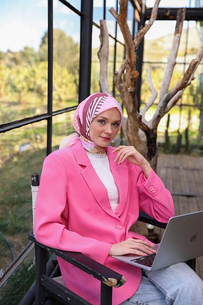 İpekhan Boheme Collection Μαλακό Κασκόλ Dusty Rose Pink 1173-11
