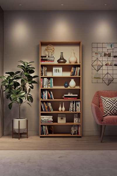 DEKOREX Ktp211-ceviz Kitaplık